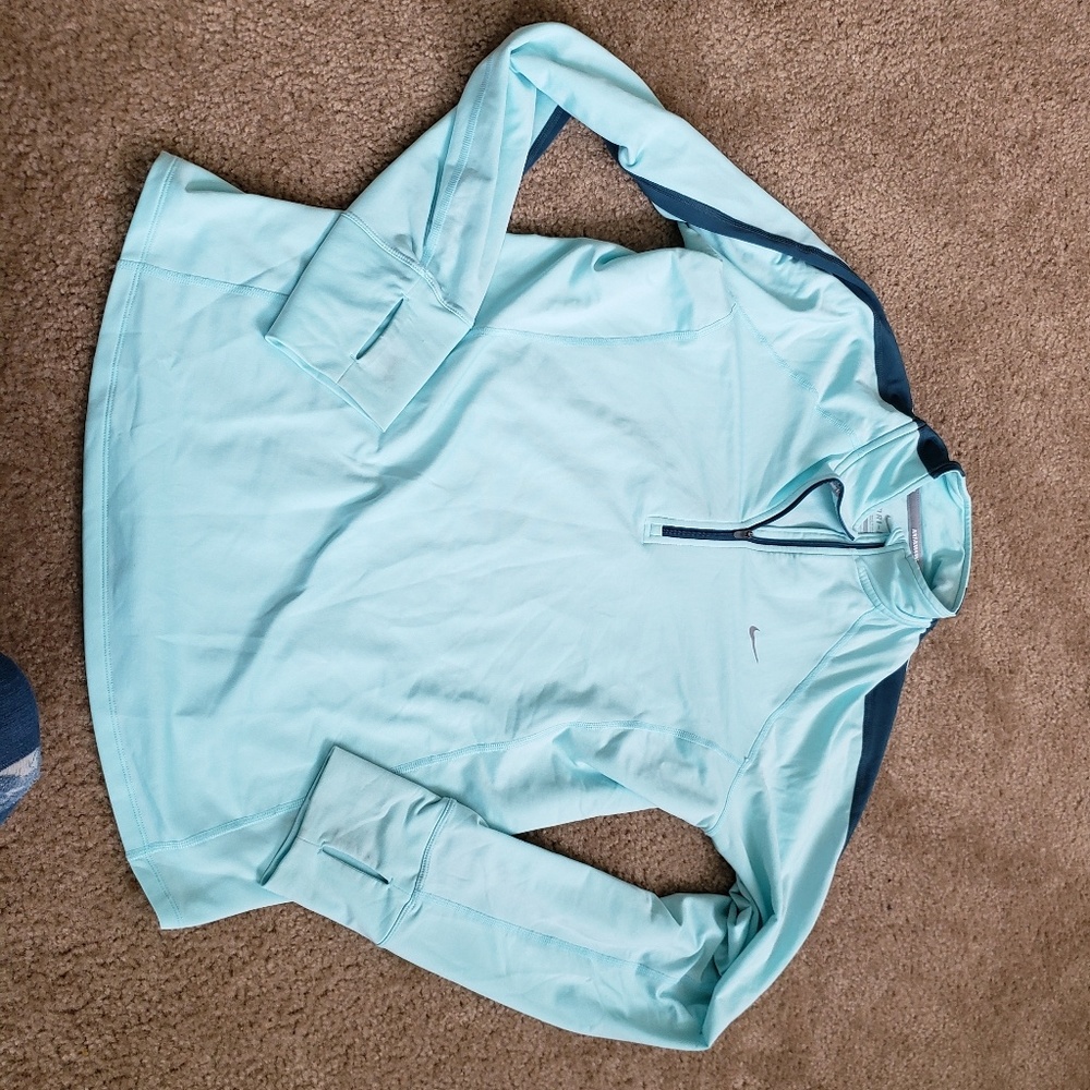 Nike running half zip jacket